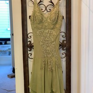 NEW! Sue Wong Stunning Olive Dress